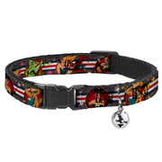 Cat Collar Breakaway - DC Bombshell Pin-Up Girls Breakaway Cat Collars DC Comics