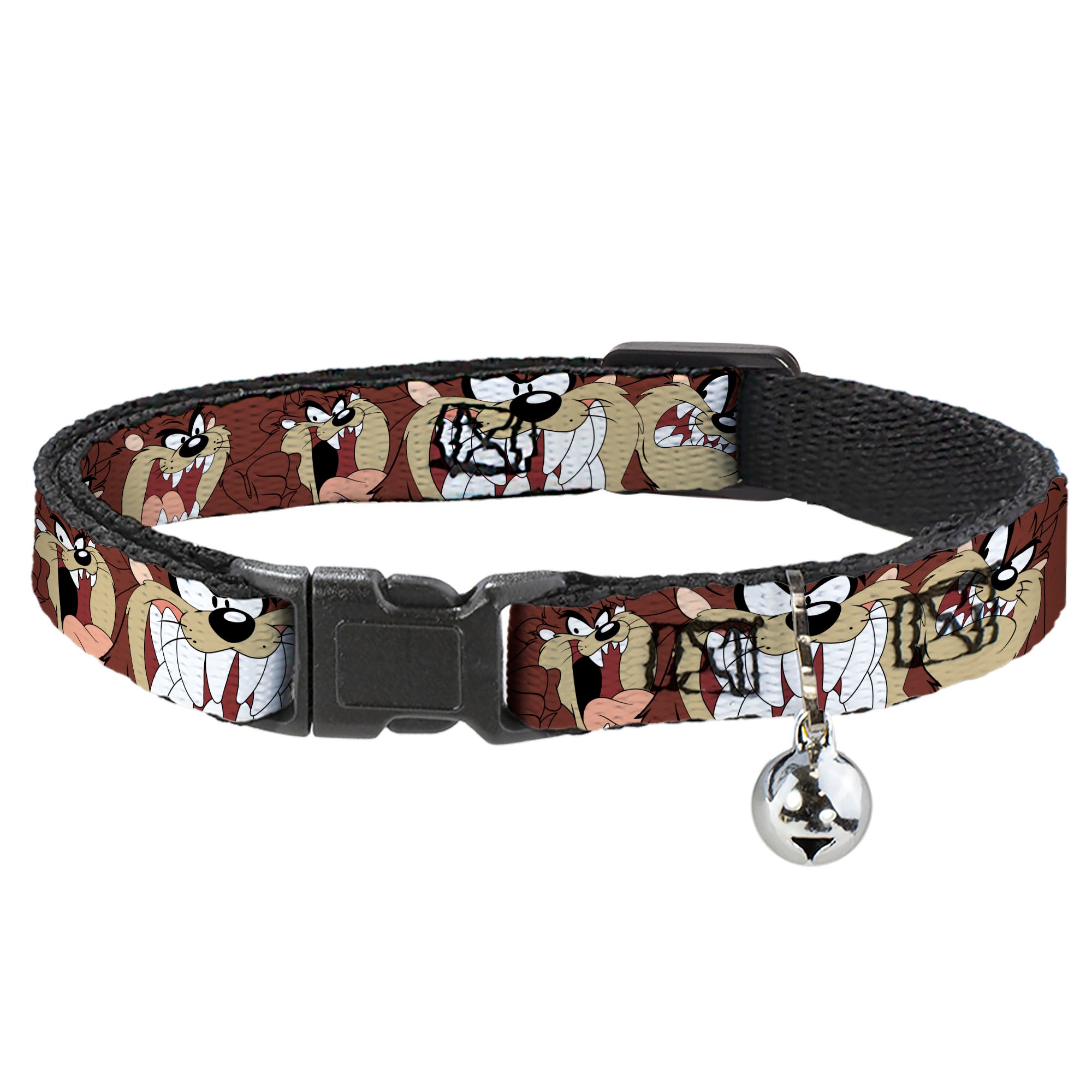 Cat Collar Breakaway - Tasmanian Devil Expressions Brown Breakaway Cat Collars Looney Tunes