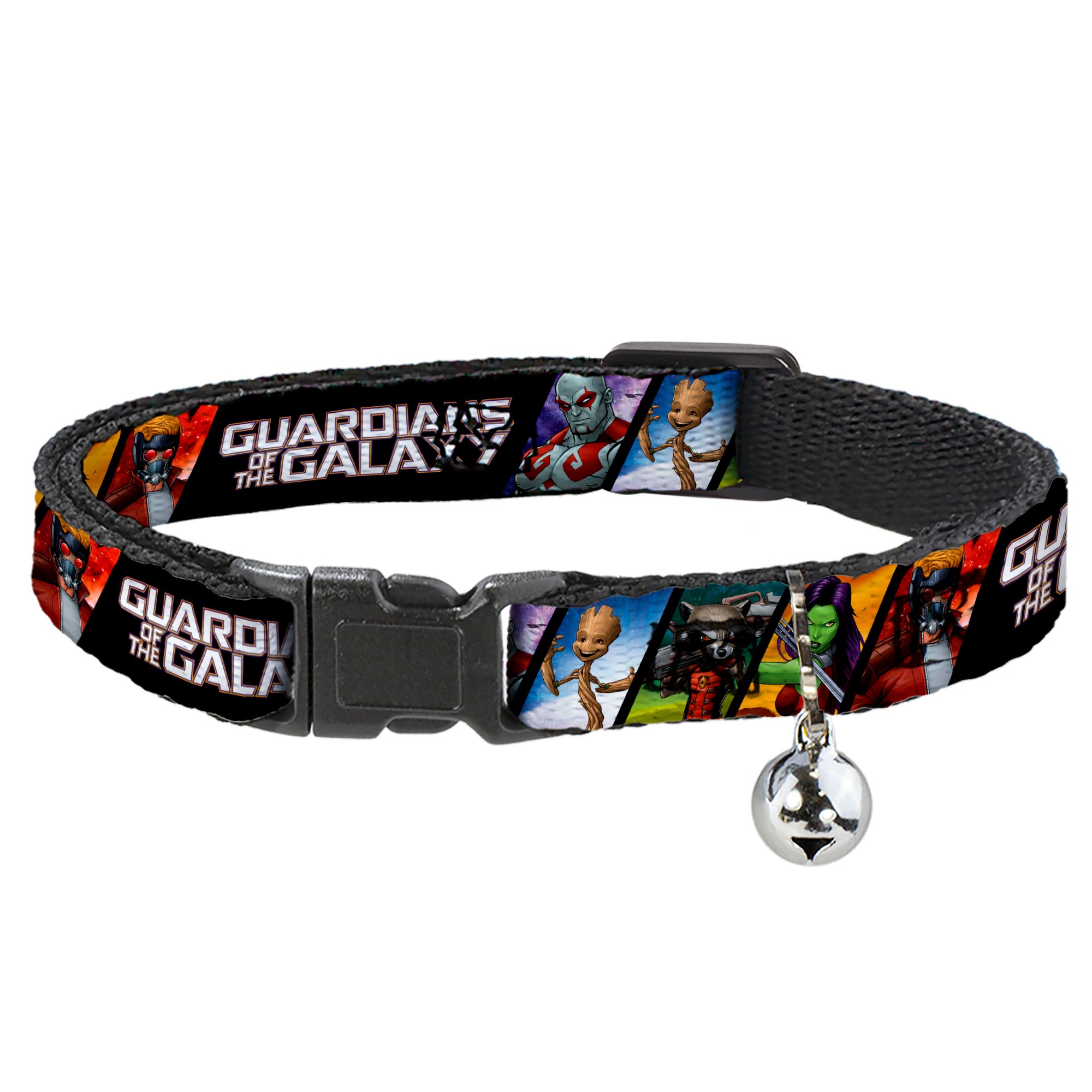 Cat Collar Breakaway - GUARDIANS OF THE GALAXY 5-Character Pose Blocks Breakaway Cat Collars Marvel Comics