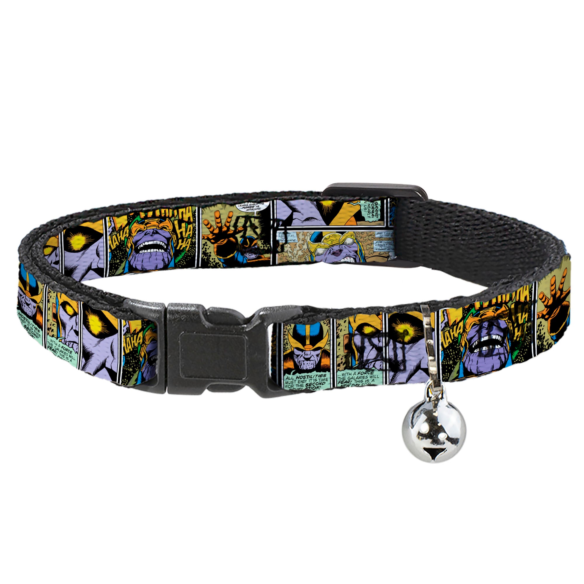 Cat Collar Breakaway - Thanos Comic Scene Blocks Breakaway Cat Collars Marvel Comics