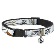 Cat Collar Breakaway - Mossy Oak Country Roots Snowdrift Camo White Breakaway Cat Collars Mossy Oak
