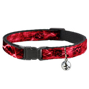 Cat Collar Breakaway - Mossy Oak Elements Crimson Agua Camo Red Breakaway Cat Collars Mossy Oak