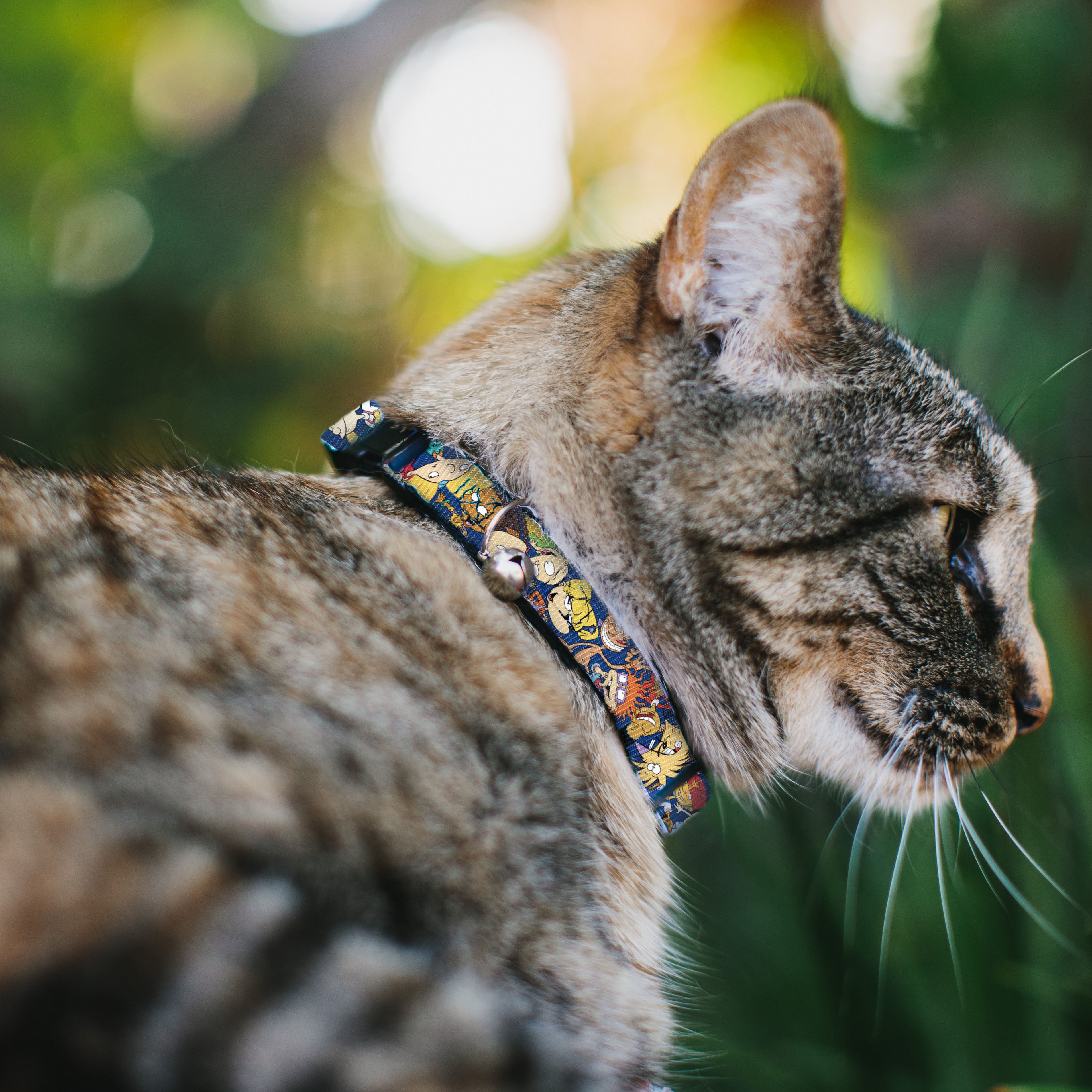 Cat Collar Breakaway with Bell - Nick 90's Rewind 16-Character Poses Navy Blue Breakaway Cat Collars Nick 90s