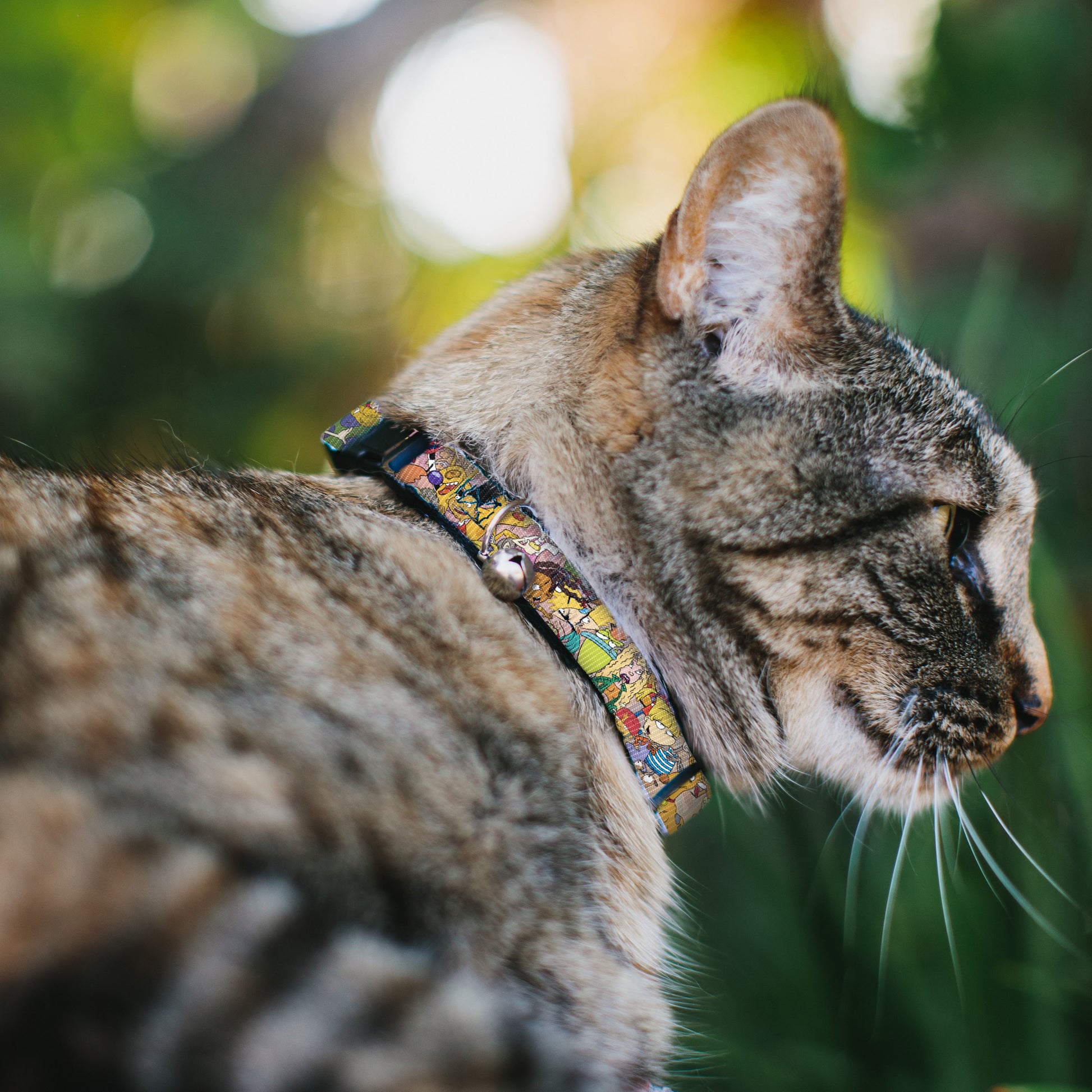 Cat Collar Breakaway with Bell - Nick 90's Rewind Character Mash Up Collage2 Pinks Breakaway Cat Collars Nick 90s