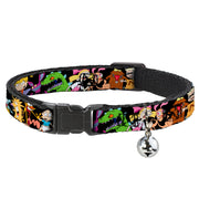 Cat Collar Breakaway with Bell - Nick 90's 13-Character Poses Black Breakaway Cat Collars Nick 90s