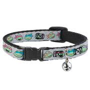 Breakaway Cat Collar with Bell - Teenage Mutant Ninja Turtles Expressions Gray Breakaway Cat Collars Teenage Mutant Ninja Turtles