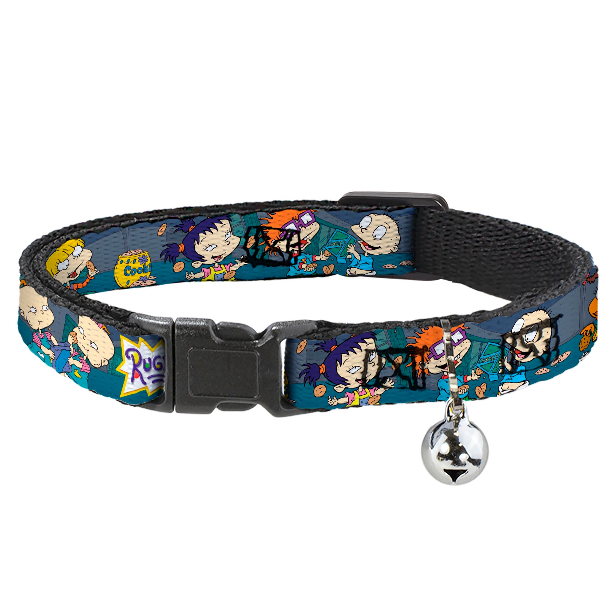 Cat Collar Breakaway with Bell - Rugrats Cookie Scene Breakaway Cat Collars Rugrats