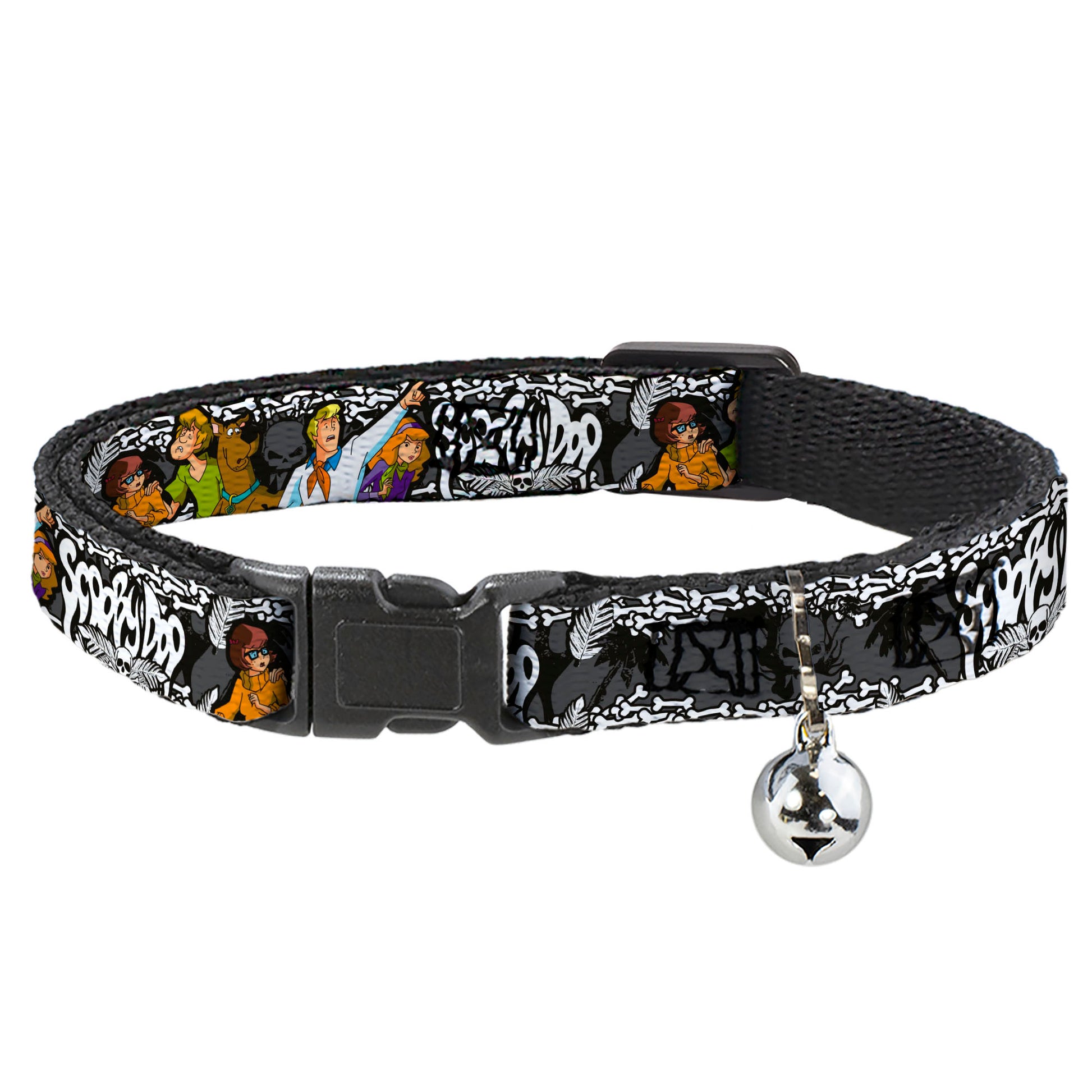 Cat Collar Breakaway - SCOOBY DOO Group Pose Bones Breakaway Cat Collars Scooby Doo