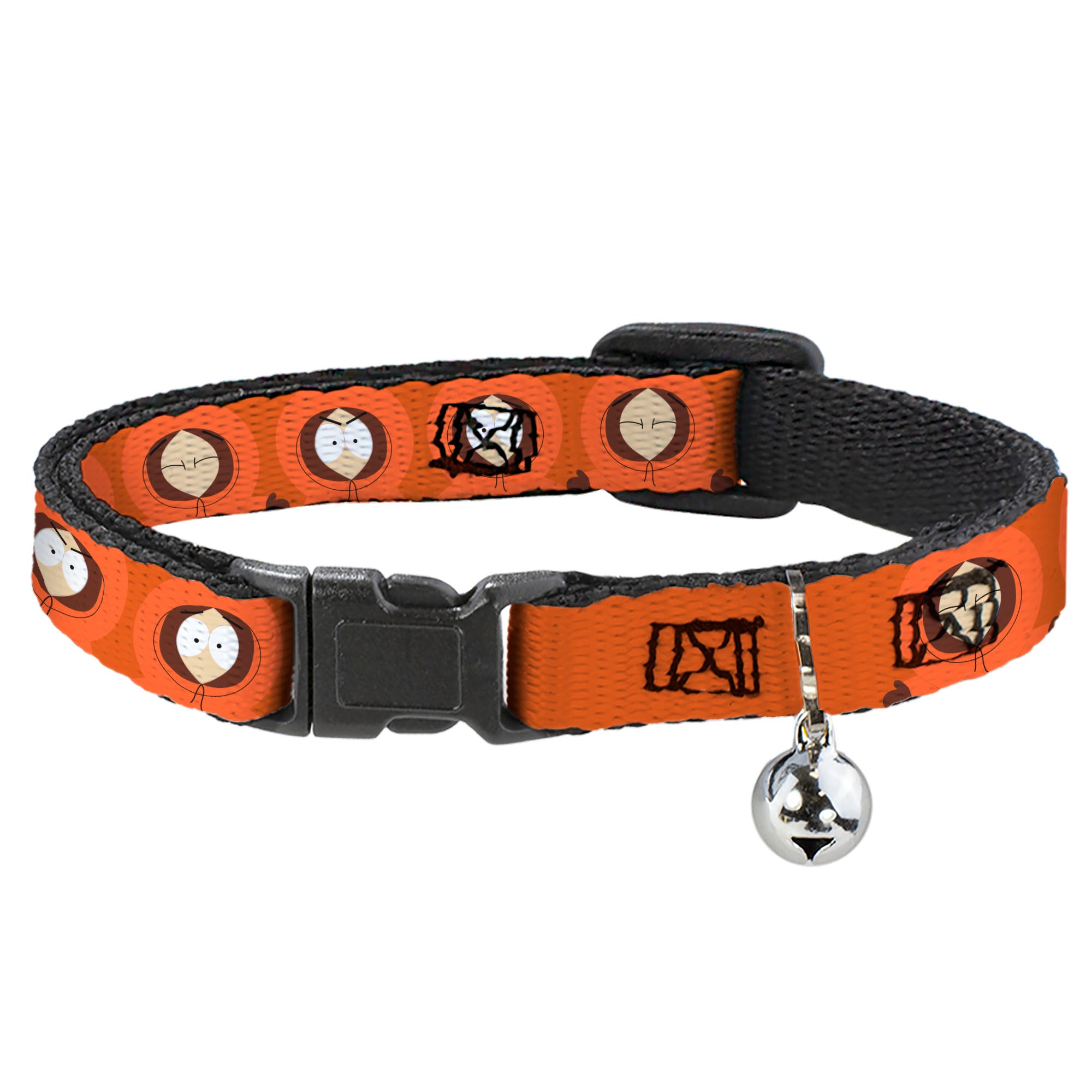 Breakaway Cat Collar with Bell - South Park Kenny Expressions Oranges Breakaway Cat Collars South Park