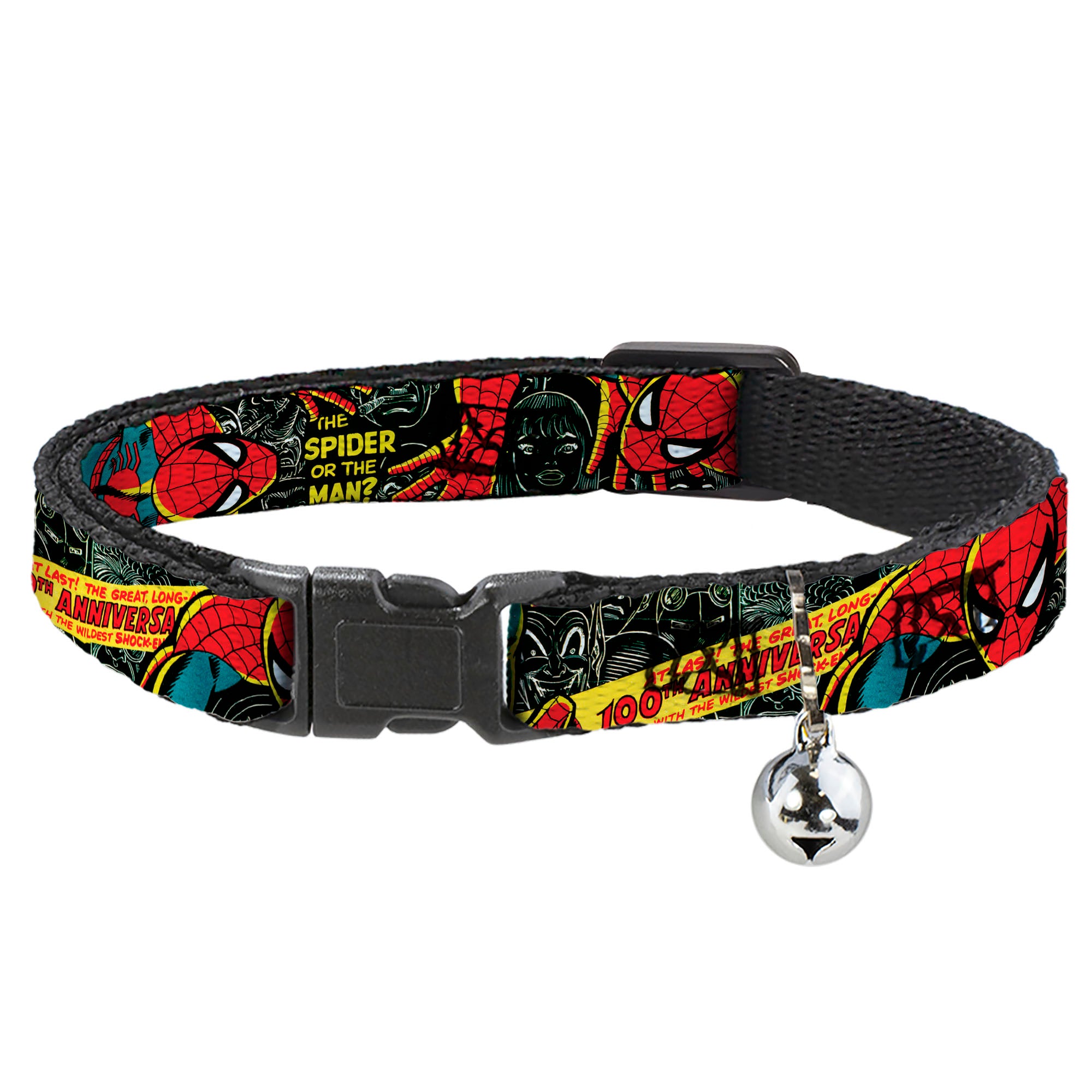 Cat Collar Breakaway - THE AMAZING SPIDER-MAN 100th ANNIVERSARY Cover Breakaway Cat Collars Marvel Comics