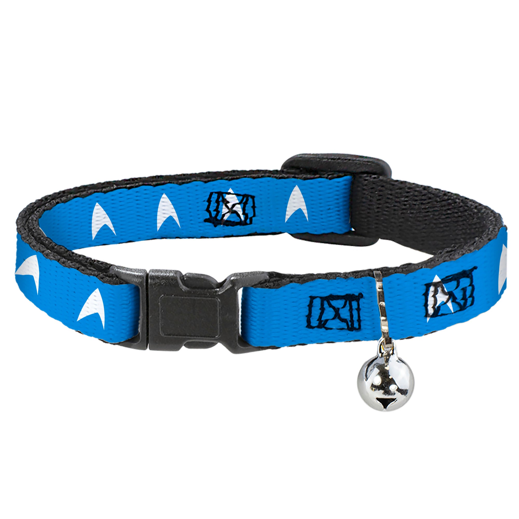 Breakaway Cat Collar with Bell - Star Trek Starfleet Insignia Blue/White Breakaway Cat Collars CBS Studios Inc.