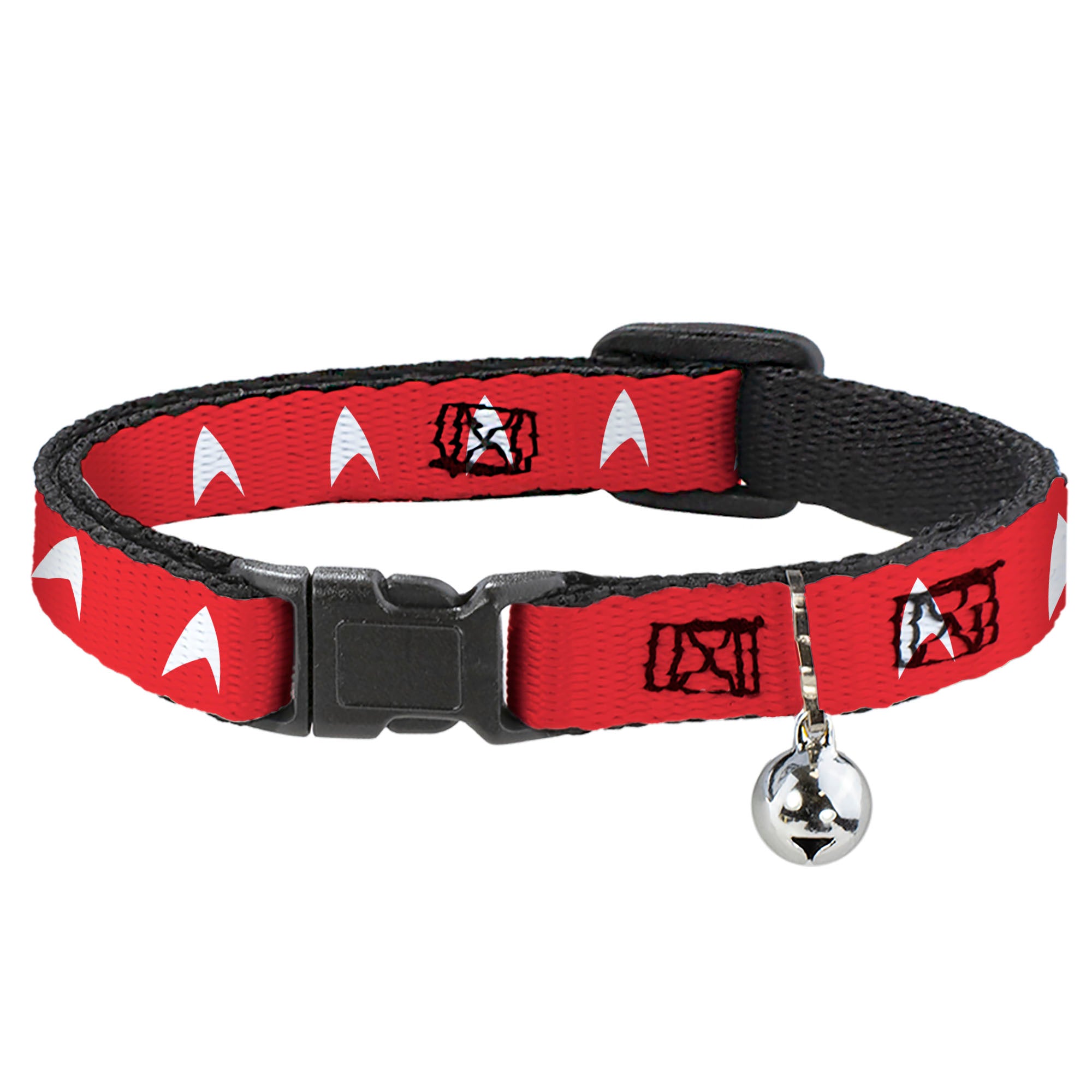 Breakaway Cat Collar with Bell - Star Trek Starfleet Insignia Red/White Breakaway Cat Collars CBS Studios Inc.