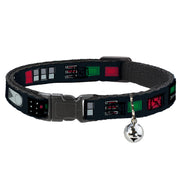Cat Collar Breakaway - Star Wars Darth Vader Utility Belt Bounding3 Black Grays Reds Greens Breakaway Cat Collars Star Wars