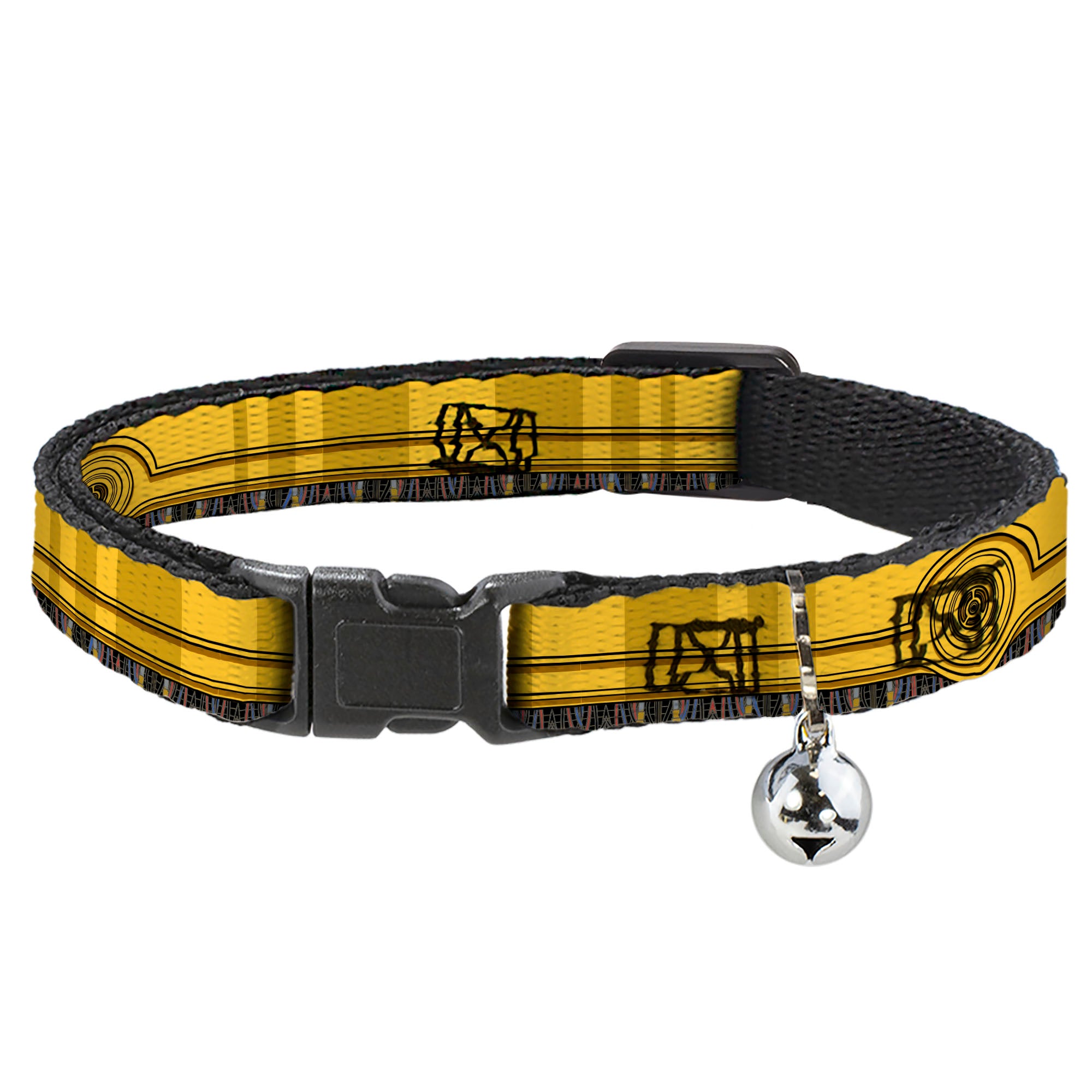 Cat Collar Breakaway - Star Wars C3-PO Wires Bounding2 Yellows Black Multi Color Breakaway Cat Collars Star Wars
