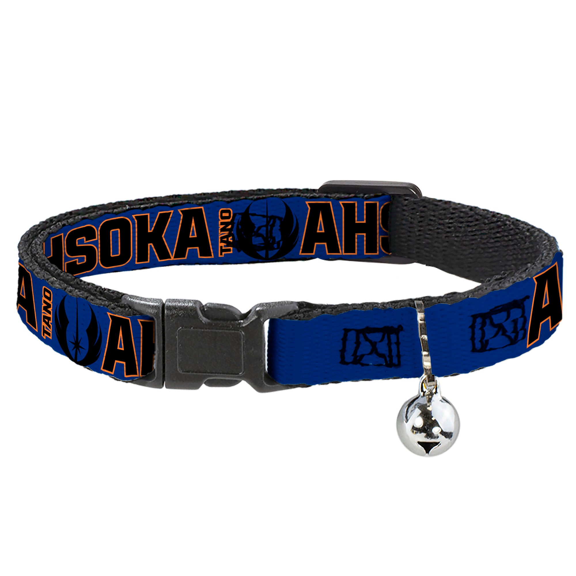 Cat Collar Breakaway - Star Wars TANO AHSOKA Pose Jedi Order Insignia Blues Gray Breakaway Cat Collars Star Wars
