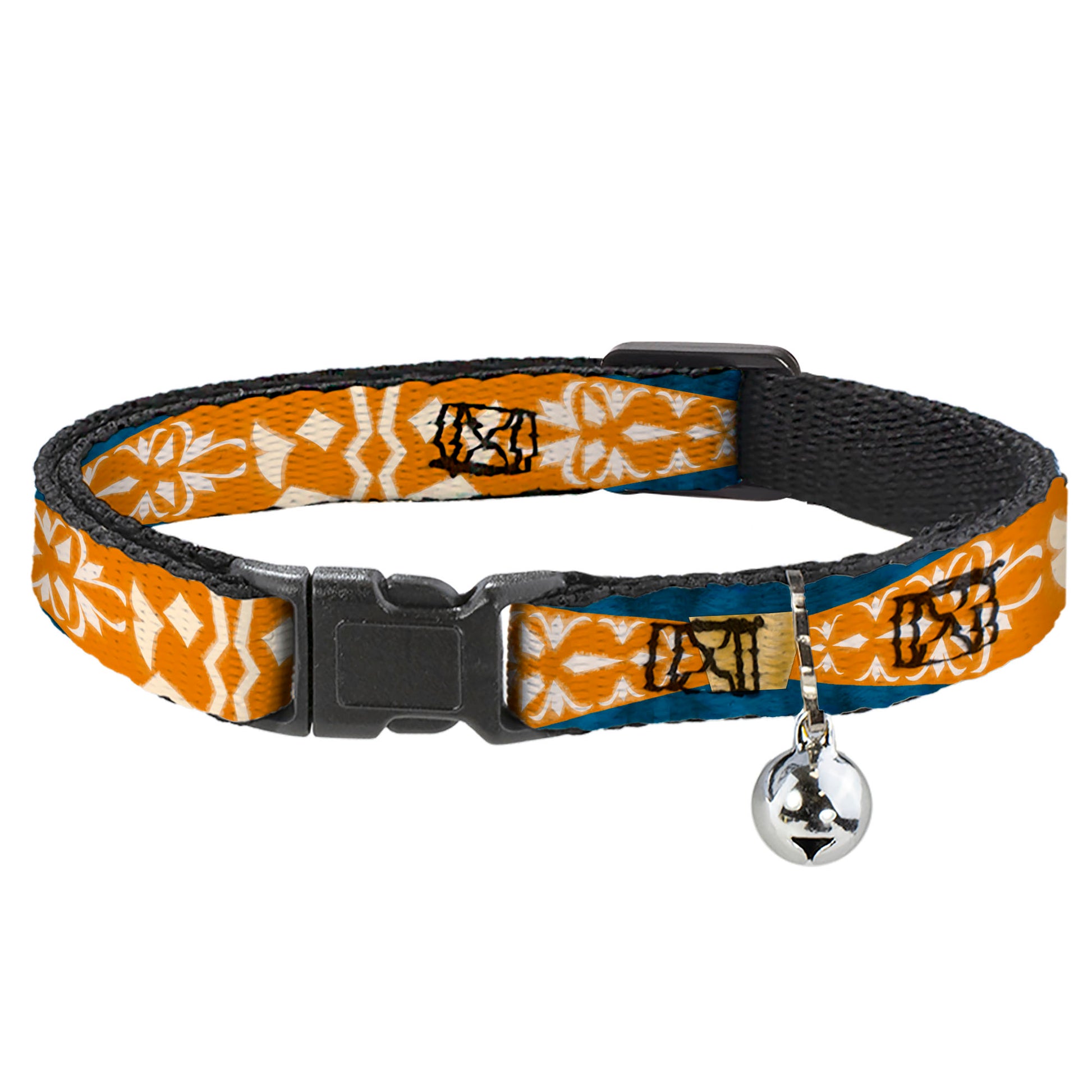 Cat Collar Breakaway - Star Wars Clone Wars Ahsoka Tano Bounding Elements Blues Orange Breakaway Cat Collars Star Wars