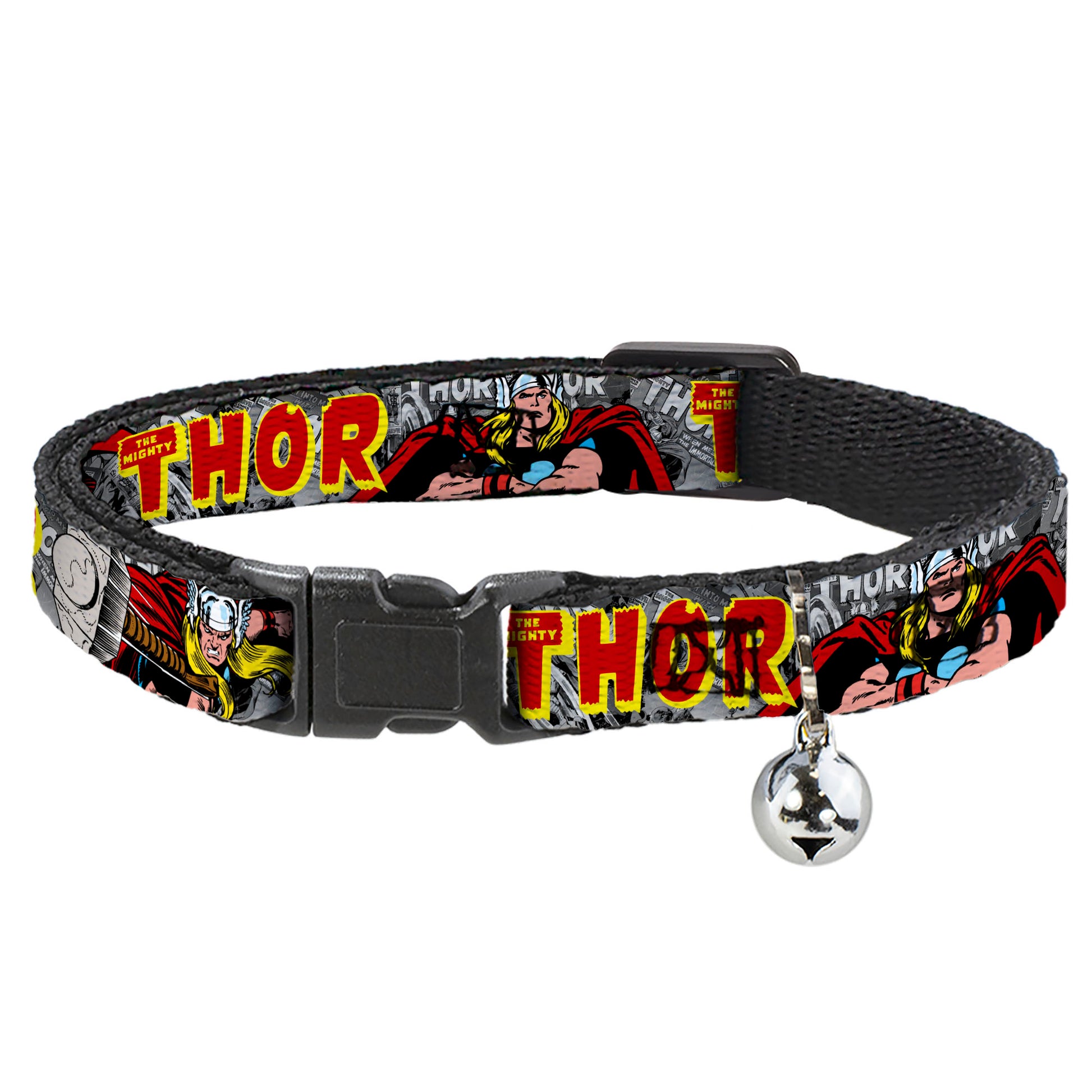 MARVEL COMICS Cat Collar Breakaway - THE MIGHTY THOR Action Poses Breakaway Cat Collars Marvel Comics
