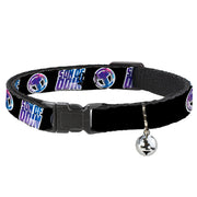 Cat Collar Breakaway with Bell - Thor SON OF ODIN Hamner Icon Black White Blues Breakaway Cat Collars Marvel Comics
