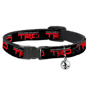 Breakaway Cat Collar with Bell - TOYOTA RACING DEVELOPMENT TRD Logo Black/White/Red Breakaway Cat Collars Toyota