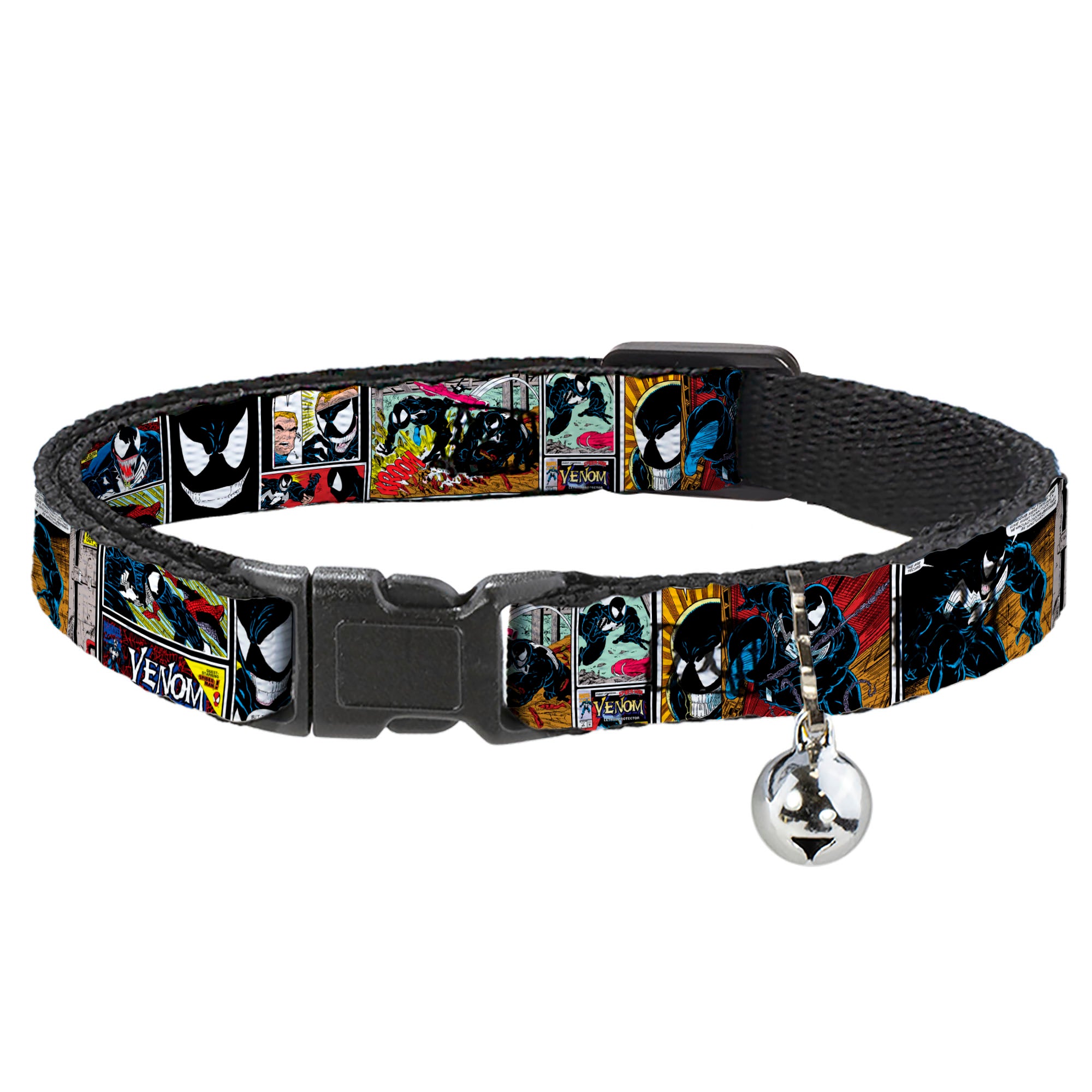 Cat Collar Breakaway - Venom Comic Book Panels Breakaway Cat Collars Marvel Comics