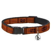 Cat Collar Breakaway with Bell - Willy Wonka and the Chocolate Factory WONKA Chocolate Bar Browns Breakaway Cat Collars Willy Wonka and the Chocolate Factory