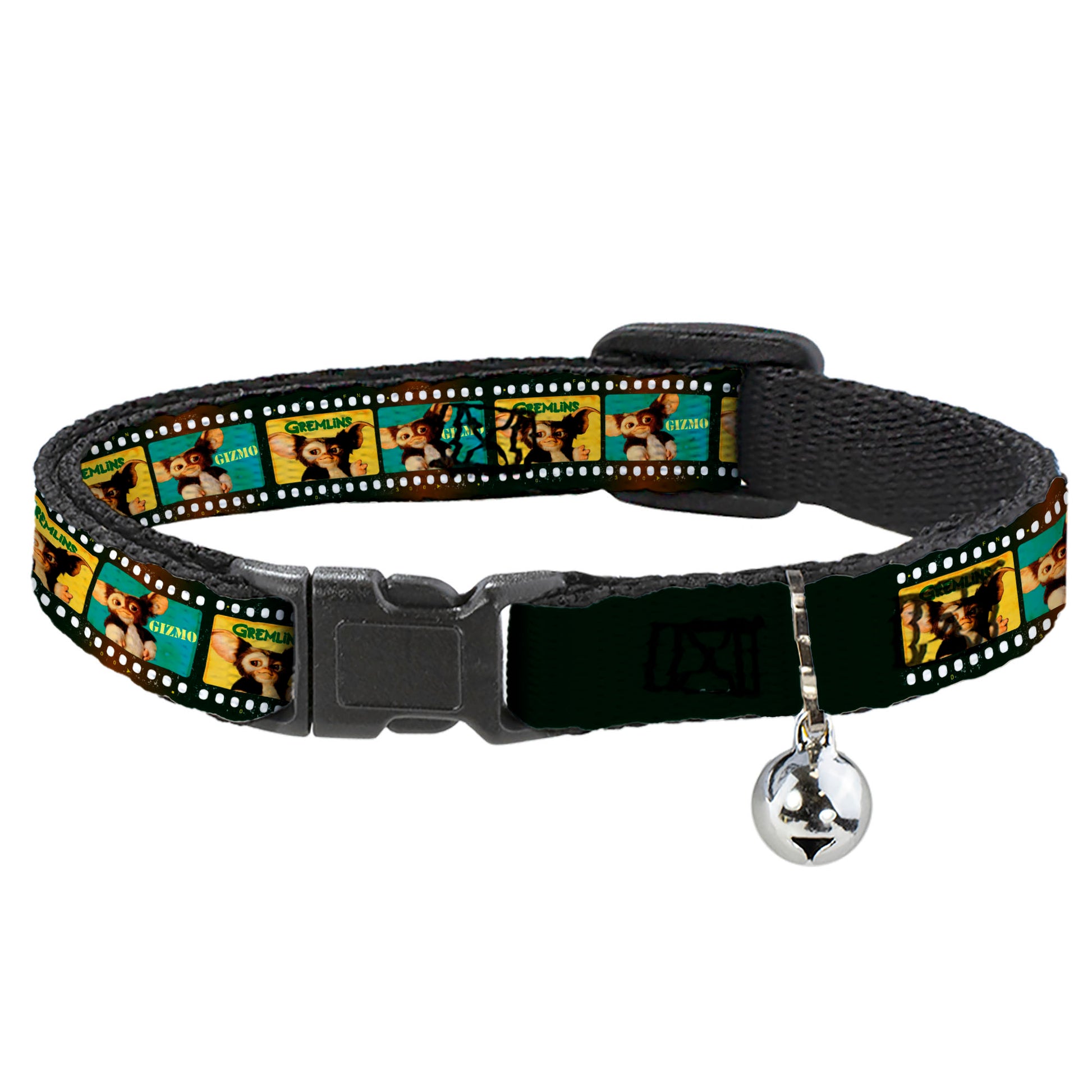 Breakaway Cat Collar with Bell - Gremlins GIZMO Film Strip Pose Blocks Breakaway Cat Collars Gremlins