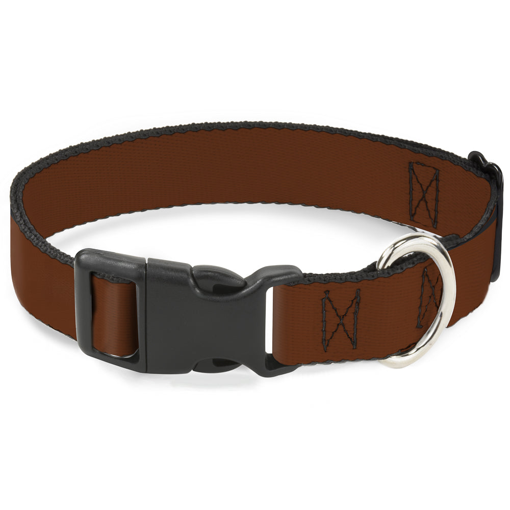 Plastic Clip Collar - Brown Plastic Clip Collars Buckle-Down