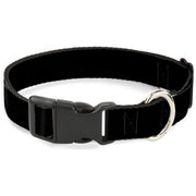 Plastic Clip Collar - Black Panel Plastic Clip Collars Buckle-Down