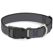 Plastic Clip Collar - Charcoal Plastic Clip Collars Buckle-Down