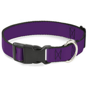 Plastic Clip Collar - Purple Plastic Clip Collars Buckle-Down