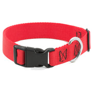Plastic Clip Collar - Red Nylon Plastic Clip Collars Buckle-Down