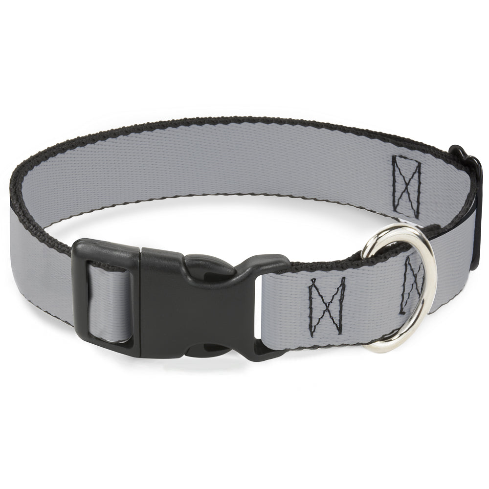 Plastic Clip Collar - Silver Plastic Clip Collars Buckle-Down