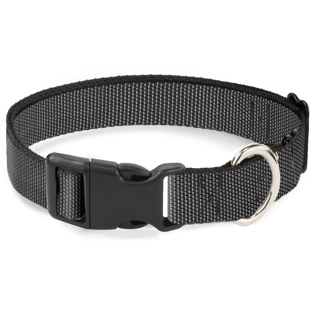 Plastic Clip Collar - Dot Black/White Plastic Clip Collars Buckle-Down