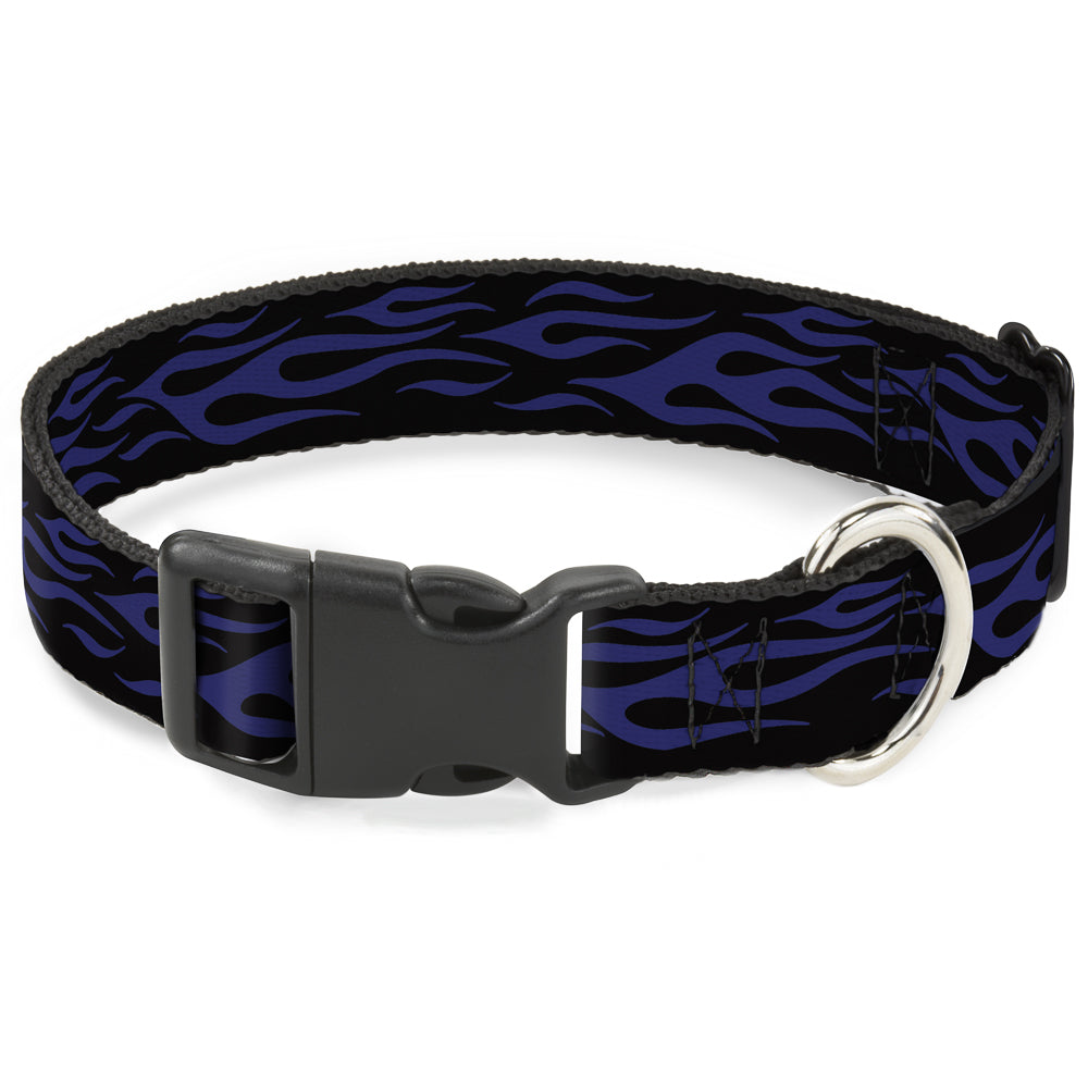 Plastic Clip Collar - Flame Blue Plastic Clip Collars Buckle-Down