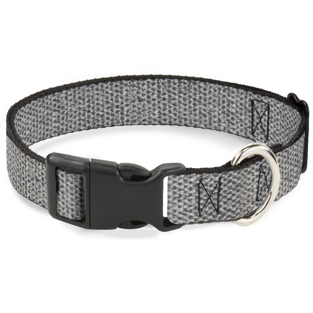 Plastic Clip Collar - Metallic Silver Plastic Clip Collars Buckle-Down