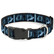 Plastic Clip Collar - $1 Bill X-Ray Plastic Clip Collars Buckle-Down