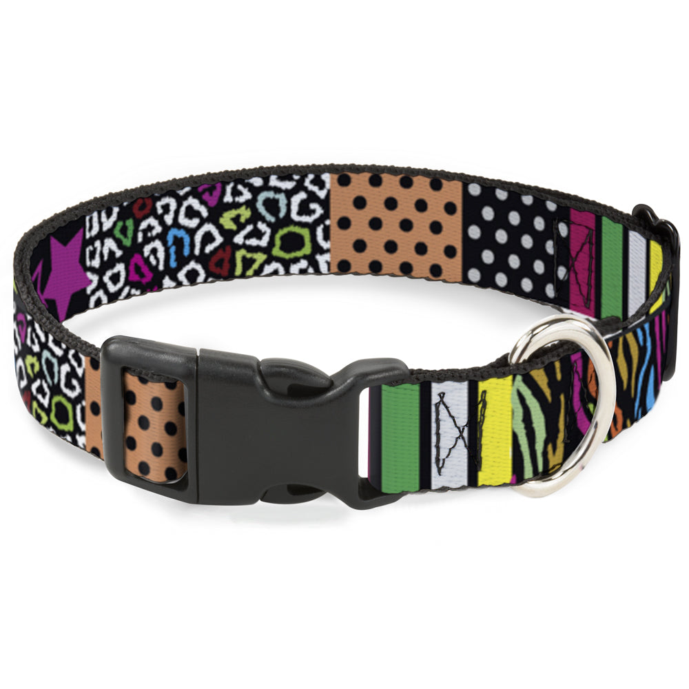 Plastic Clip Collar - Animal Skins & Stripes 1 Plastic Clip Collars Buckle-Down