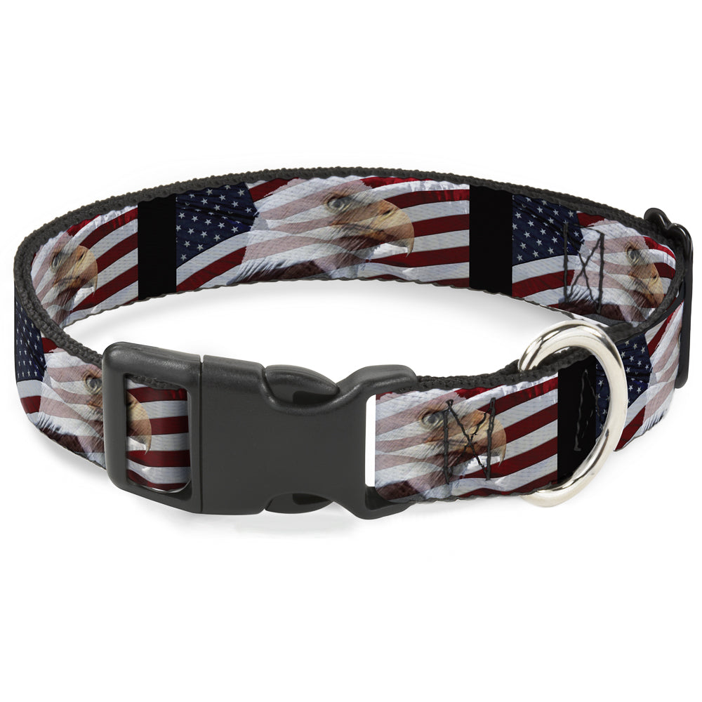 Plastic Clip Collar - American Eagle Flags Plastic Clip Collars Buckle-Down