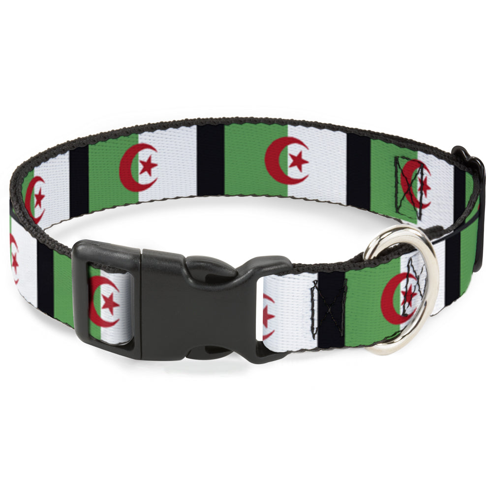 Plastic Clip Collar - Algeria Flags Plastic Clip Collars Buckle-Down