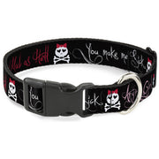 Plastic Clip Collar - Angry Girl/Mad As Hell/You Make Me Sick Plastic Clip Collars Buckle-Down