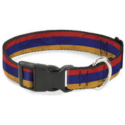Plastic Clip Collar - Armenia Flag Distressed Plastic Clip Collars Buckle-Down