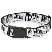 Plastic Clip Collar - Barcode Plastic Clip Collars Buckle-Down