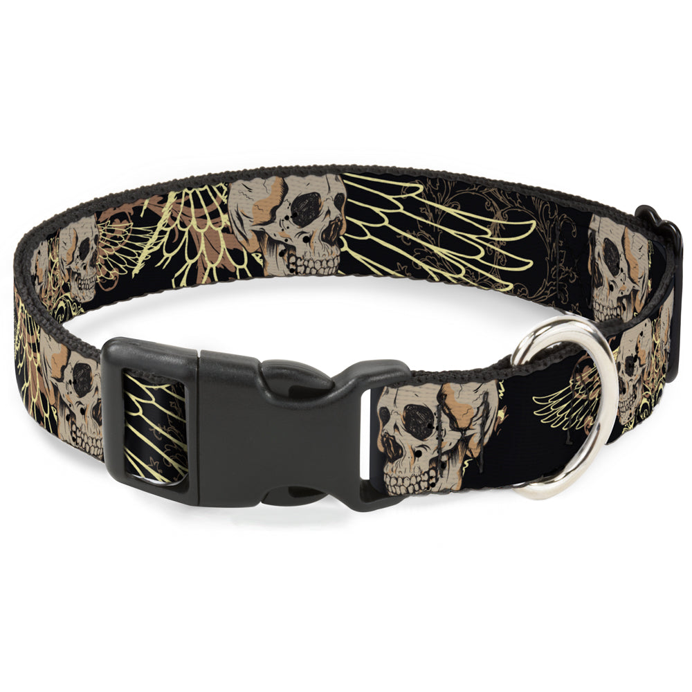 Plastic Clip Collar - BD Die Hard Skull 01 Plastic Clip Collars Buckle-Down