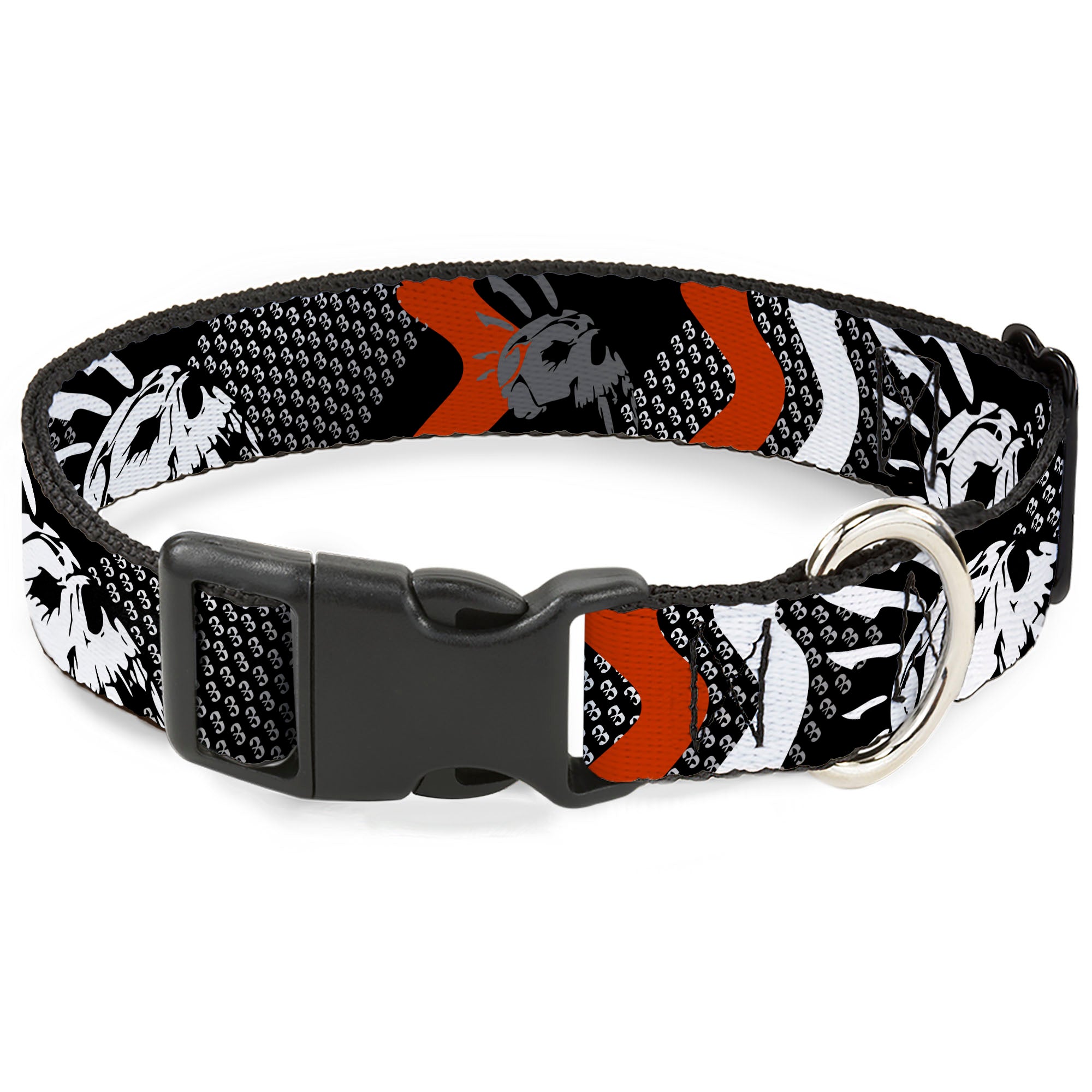 Plastic Clip Collar - BD Die Hard Skull 01 Plastic Clip Collars Buckle-Down