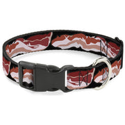 Plastic Clip Collar - Bacon Plastic Clip Collars Buckle-Down