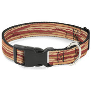 Plastic Clip Collar - Bacon Stacked Plastic Clip Collars Buckle-Down