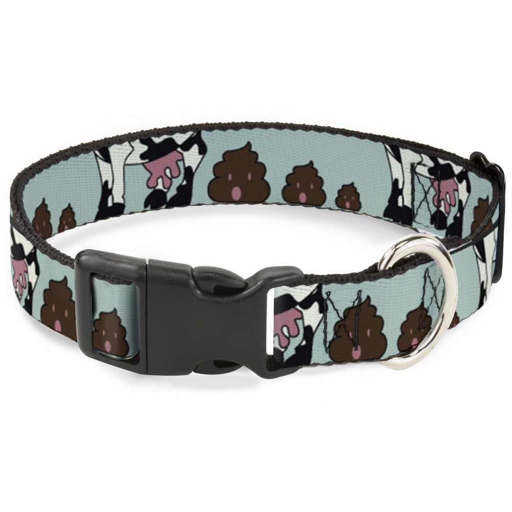 Plastic Clip Collar - Cow Poops Color Plastic Clip Collars Buckle-Down