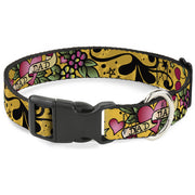 Plastic Clip Collar - Dad & Dad Yellow Plastic Clip Collars Buckle-Down