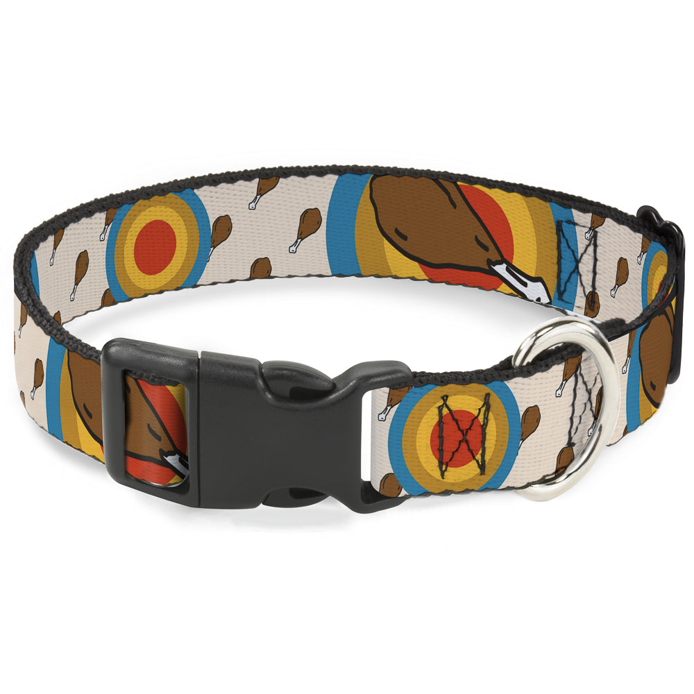 Plastic Clip Collar - Drumstick Target Plastic Clip Collars Buckle-Down