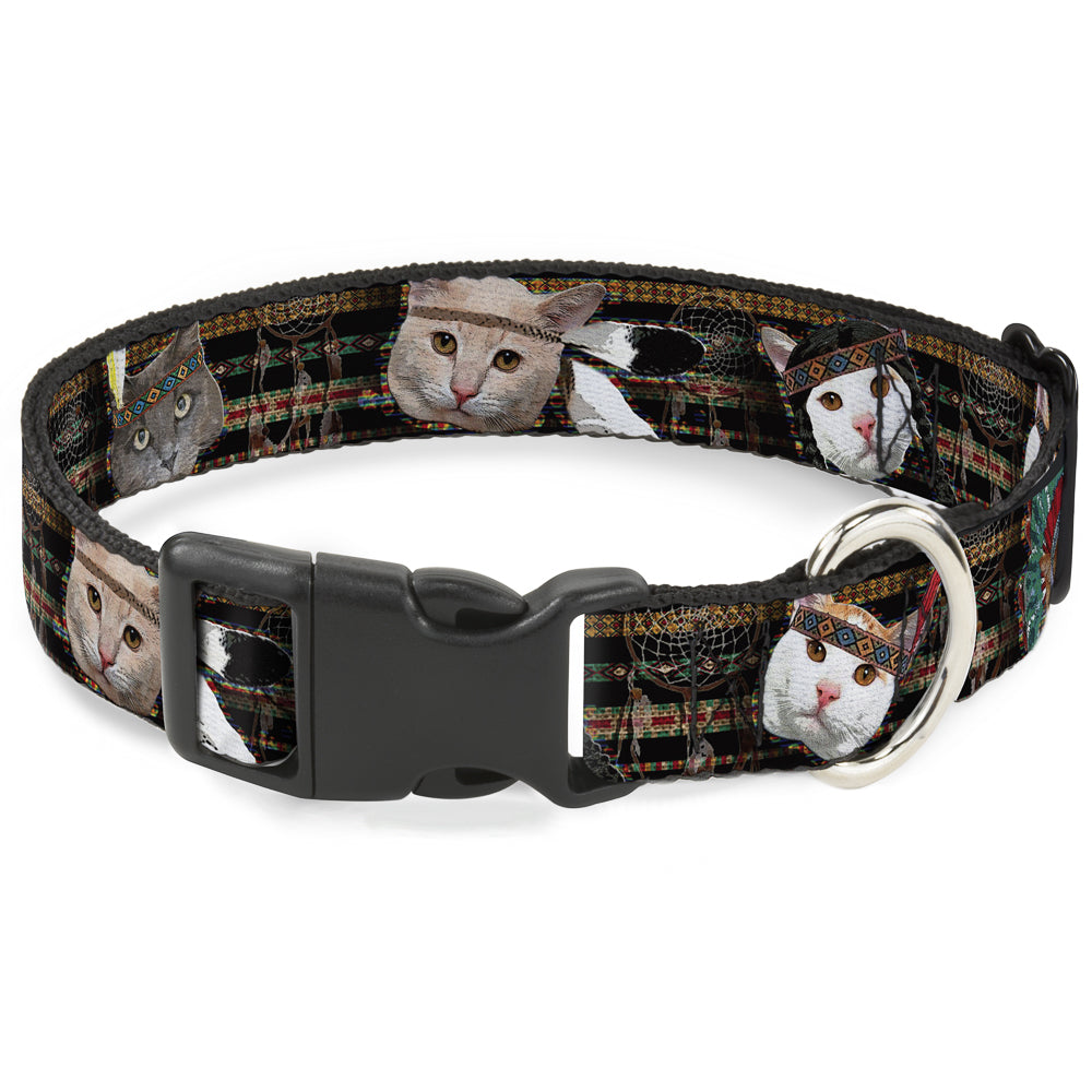 Plastic Clip Collar - Dream Catcher Cats Plastic Clip Collars Buckle-Down
